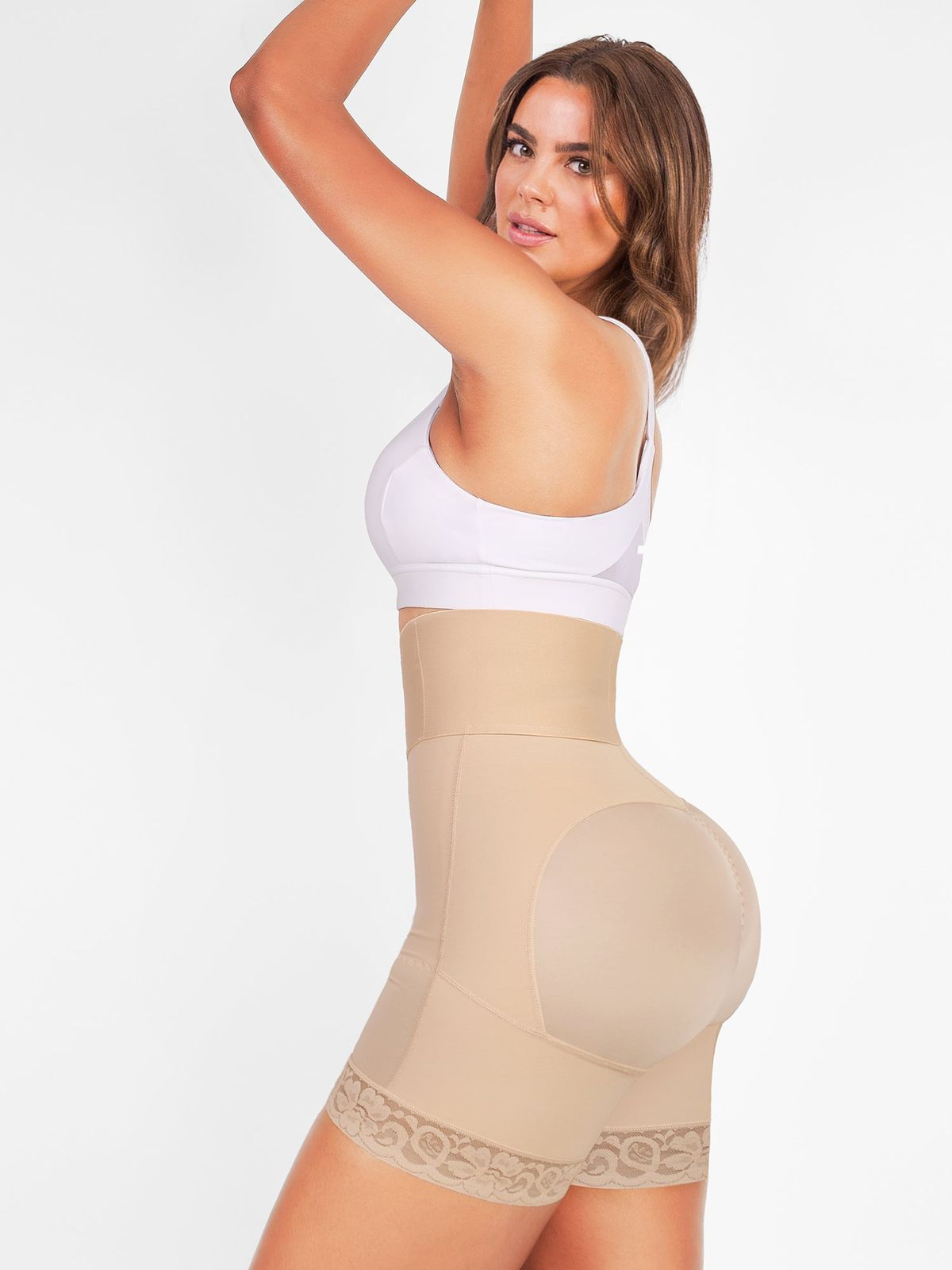 AA - High-Waist BBL Shorts