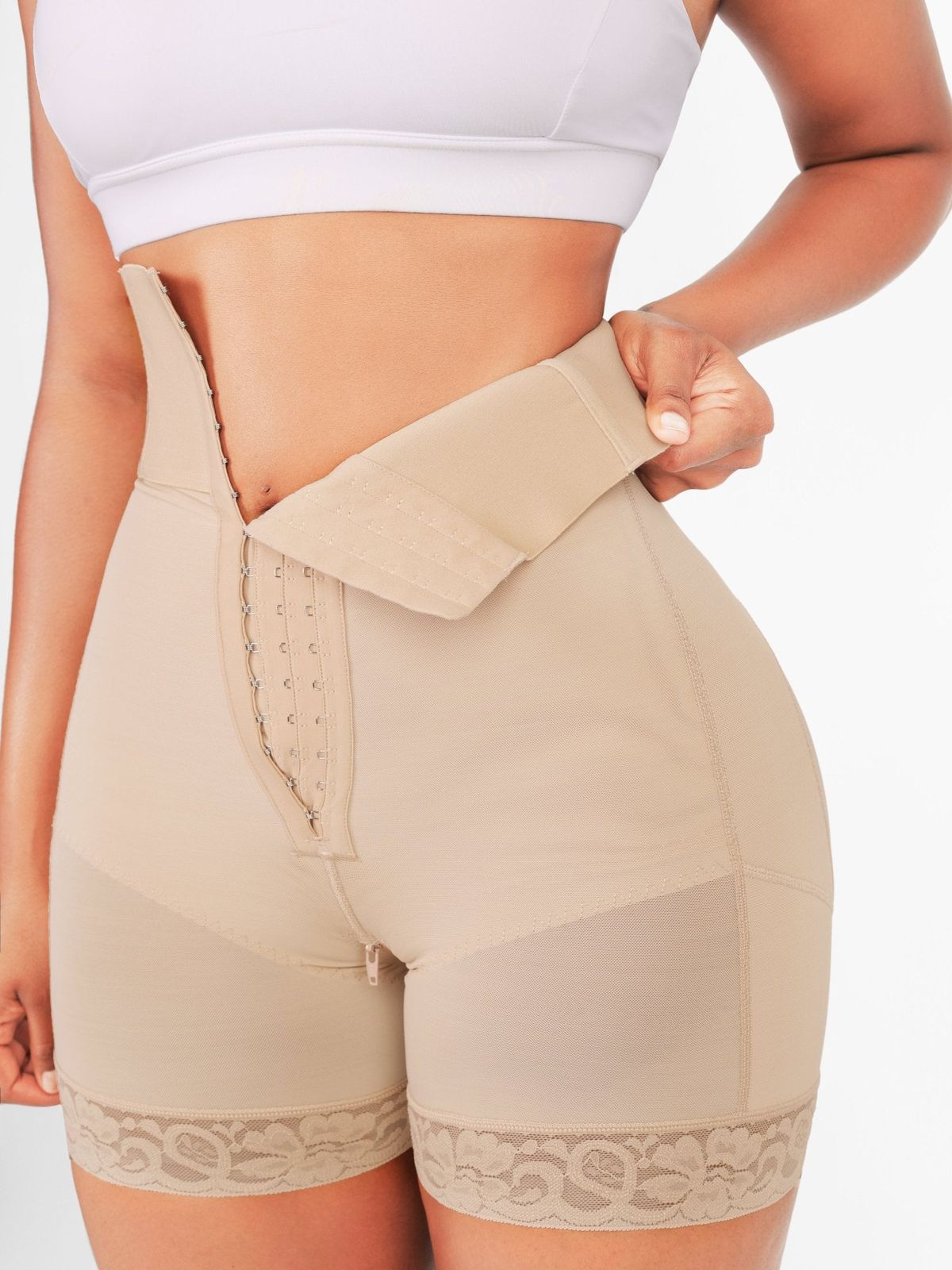 AA - High-Waist BBL Shorts