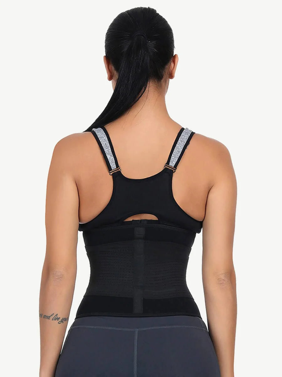 B- Flat Out Yellow Detachable Bone Back Waist Cincher Big Size Meticulous Design
